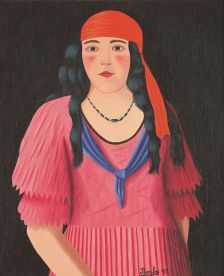 Camille Bombois, Ohne Titel, 1935, Öl/Lw., 73 x 60 cm, Courtesy Sammlung Zander, Köln; © VG Bild-Kunst, Bonn 2023